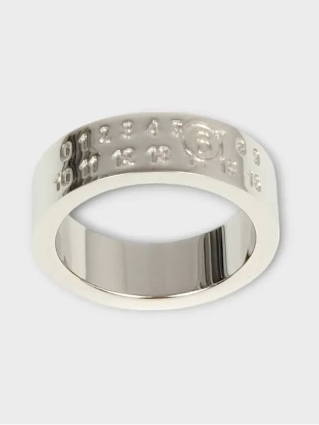 Women’s Numeric Minimal Polished Finish Ring Silver - MAISON MARGIELA - BALAAN 4