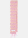 Stripe Mohair Muffler Pink - ACNE STUDIOS - BALAAN 1