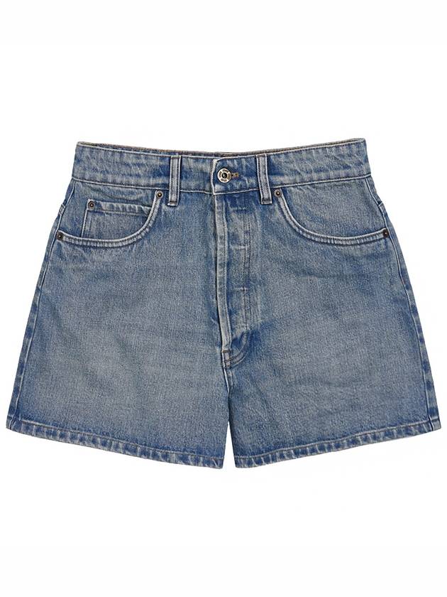 Women's Denim Shorts Shorts GWP498 1373 F0076 - MIU MIU - BALAAN 9