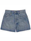 Women's Denim Shorts Shorts GWP498 1373 F0076 - MIU MIU - BALAAN 10