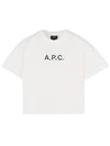 Mae Pique Mesh Short Sleeve T-Shirt White - A.P.C. - BALAAN 2