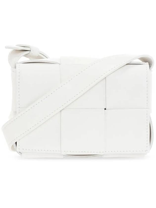 Intrecciato Cassette Small Cross Bag White - BOTTEGA VENETA - BALAAN 2