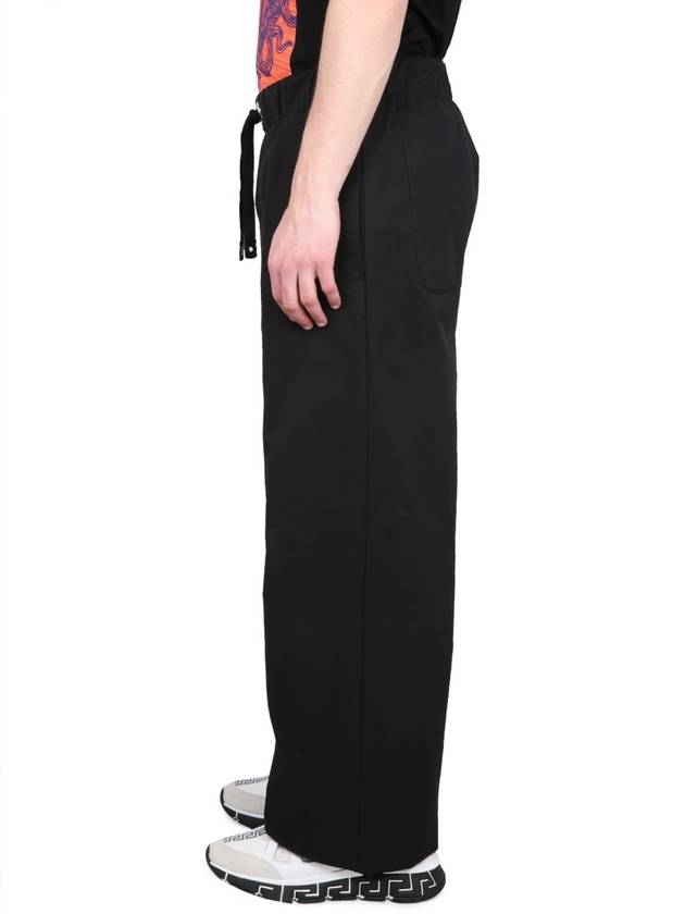 Straight Pants 10083301A05964 1B000 Black - VERSACE - BALAAN 3