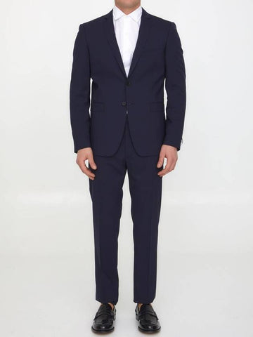 Blue Wool Two-Piece Suit - TONELLO - BALAAN 1