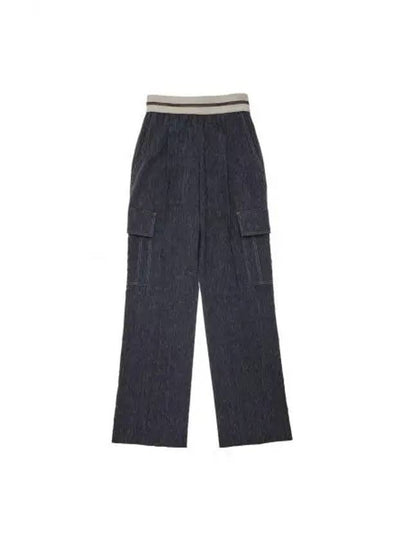 Wide Pocket Straight Pants Indigo - HELMUT LANG - BALAAN 2