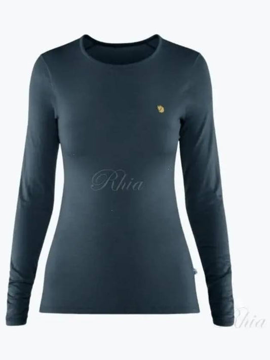 Women s Bergtagen Thin Wool Long Sleeve Mountain Blue 89886 570 LS W - FJALL RAVEN - BALAAN 1