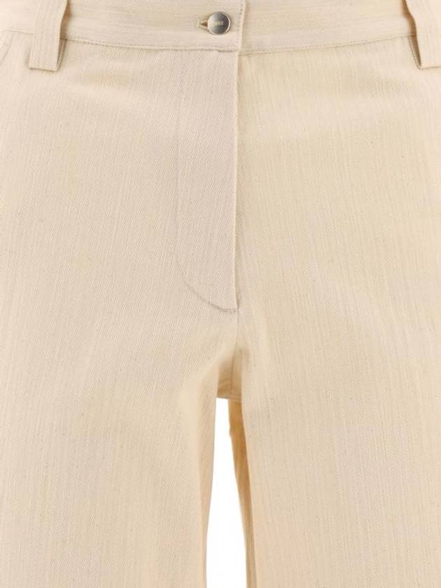 Denim Pants 2A00003 M2338 070 Ivory - MONCLER - BALAAN 3