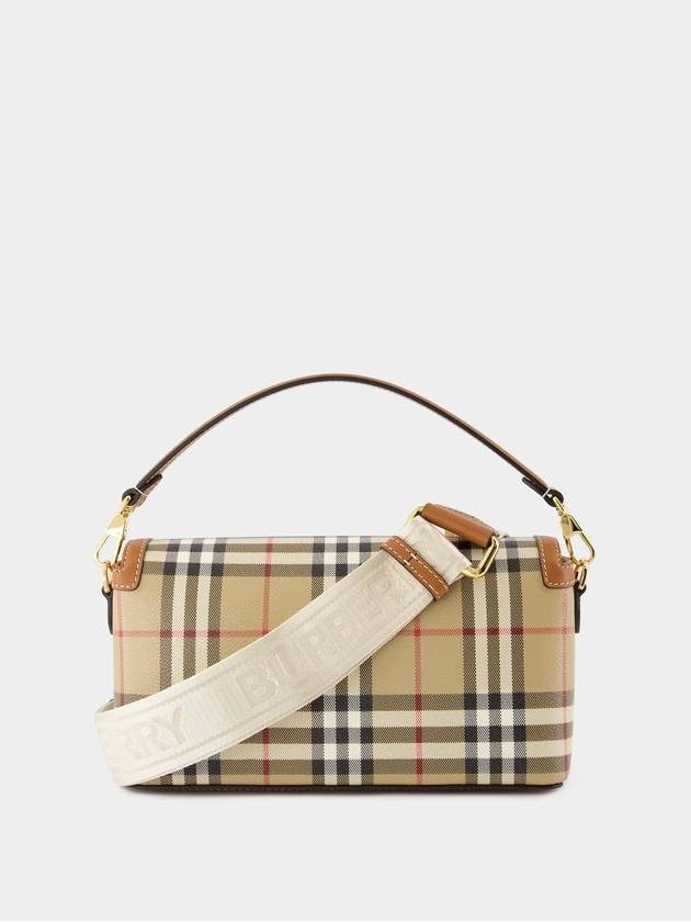 Check Shoulder Bag Beige - BURBERRY - BALAAN 4