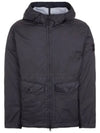 Membrana 3L TC Hooded Jacket Blue - STONE ISLAND - BALAAN 2