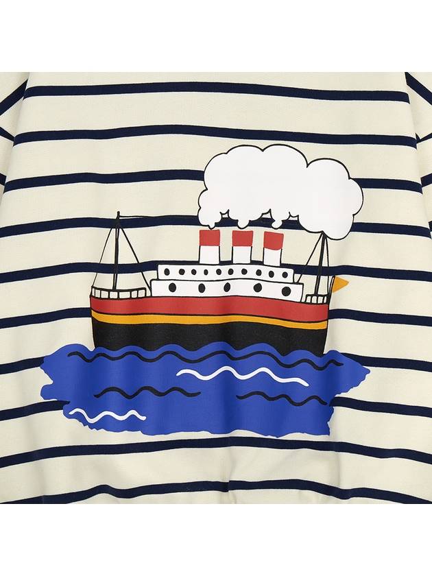 Striped Kids Sweatshirt 2362012360 BLUE - MINI RODINI - BALAAN 5