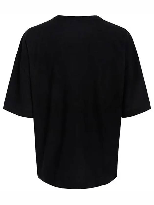 Boxy Short Sleeve T-Shirt Black - LEMAIRE - BALAAN 3