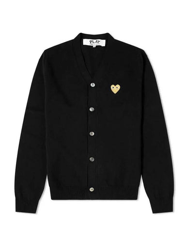 Play Gold Waffen Cardigan Black - COMME DES GARCONS - BALAAN 1