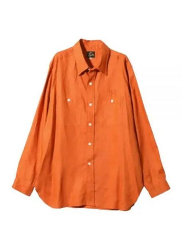 Work Shirt ORANGE OT206 - NEEDLES - BALAAN 1