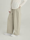 Women's Wide Banding Balloon Pants Cream Color - MOTH - BALAAN 2