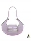 FF Cookie Mini Satin Hobo Shoulder Bag Lilac - FENDI - BALAAN 2