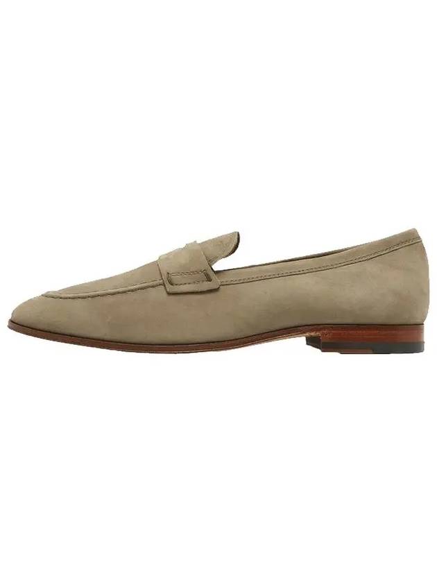 TOD S Men Suede Loafers Beige US 9 270mm - TOD'S - BALAAN 1