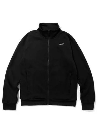 DMX Stretch Pique Track Jacket Black - REEBOK - BALAAN 1