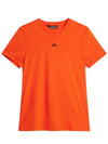 Ada Short Sleeve T-Shirt Tangerine Tango - J.LINDEBERG - BALAAN 1