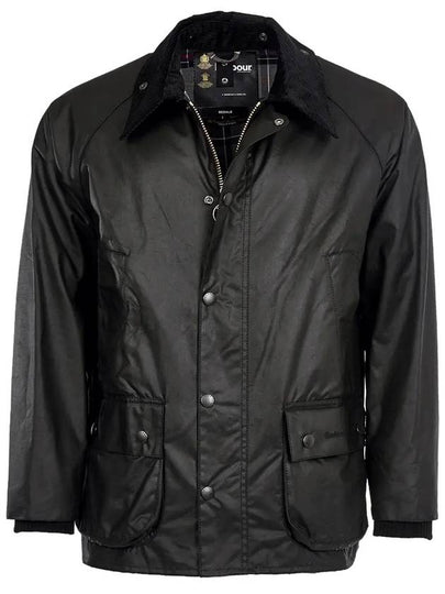 Bedale Wax Half Lined Jacket Black - BARBOUR - BALAAN 2