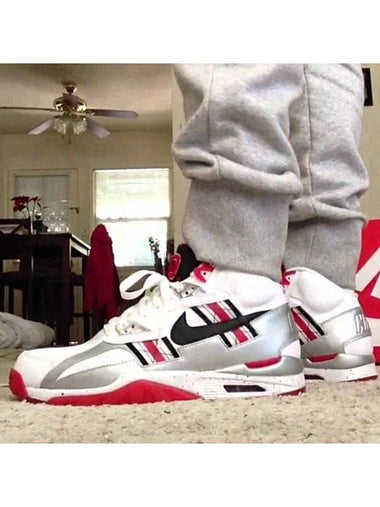 01638074100Surprise Release Limited EditionAir Trainer SC High Premium QSWhite Red Black - NIKE - BALAAN 1