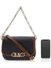 Parker Medium Logo Shoulder Bag Brown - MICHAEL KORS - BALAAN 7