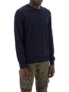 Cotton Crepe Knit Top Navy - CP COMPANY - BALAAN 5