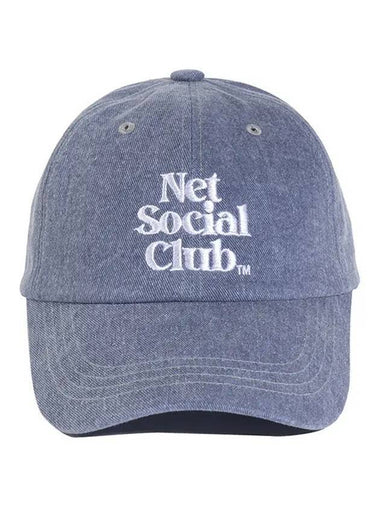 Pigment Stitch Ball Cap Slate Blue - NET SOCIAL CLUB - BALAAN 1