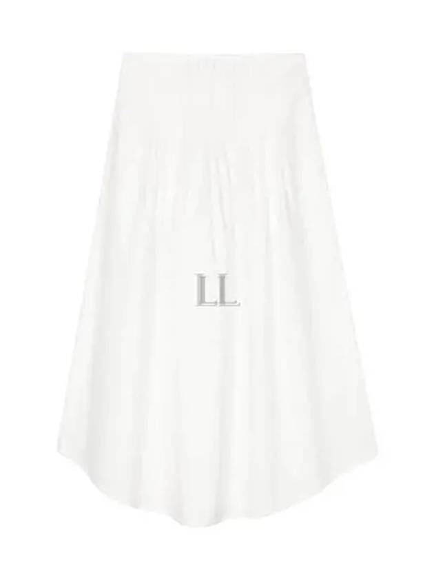 Olympia Midi Pleated Skirt White - A.P.C. - BALAAN 2