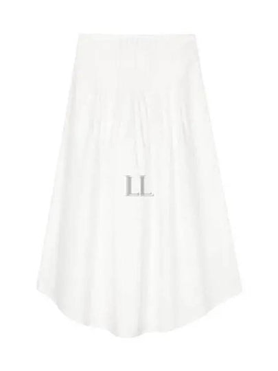 Olympia Midi Pleated Skirt White - A.P.C. - BALAAN 2