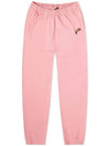 Men's Logo Jogger Track Pants Pink - MAISON KITSUNE - BALAAN.