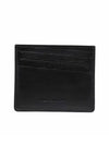 Two-tone Stitched Logo Leather Card Wallet Beige Black - MAISON MARGIELA - BALAAN 3