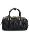 Arcadie Matelasse Nappa Leather Tote Bag Black - MIU MIU - BALAAN 4