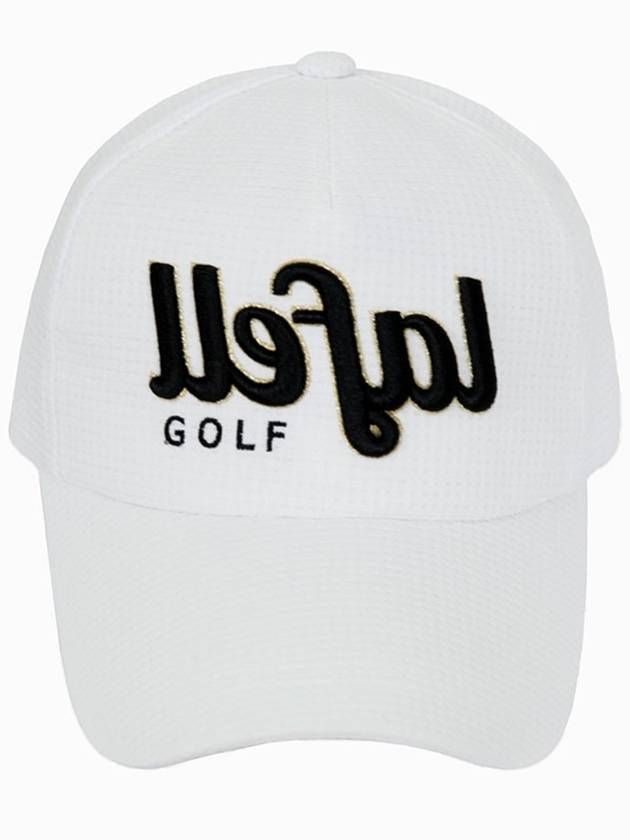 Gold point VOLUM EMB ball cap - MFS GOLFWEAR - BALAAN 3