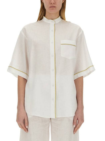 Fabiana Filippi Linen Shirt - FABIANA FILIPPI - BALAAN 1