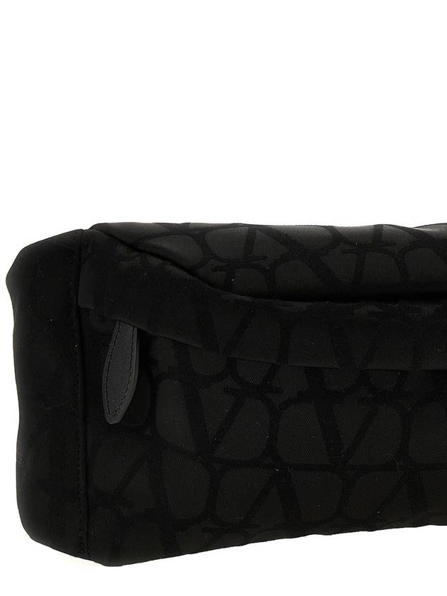 Toile Iconographe Belt Bag Black - VALENTINO - BALAAN 4