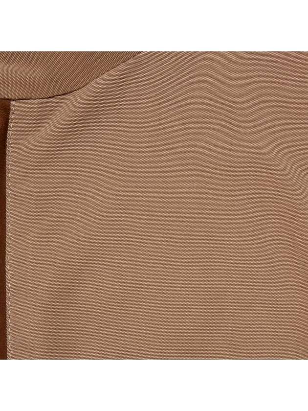 Leather And GG Canvas Reversible Jacket Beige Ebony - GUCCI - BALAAN 9