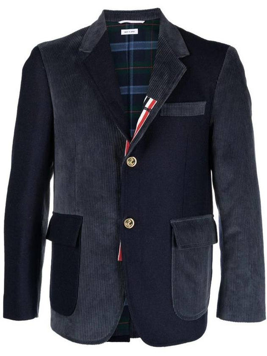 paneled corduroy blazer MJU558F03793 - THOM BROWNE - BALAAN 1