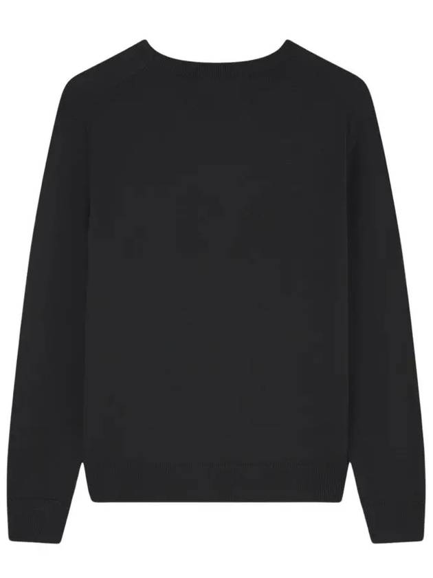 Fox Head Patch Regular Knit Top Black - MAISON KITSUNE - BALAAN 7