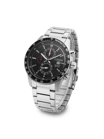 Chronograph Quartz Metal Watch Silver - CITIZEN - BALAAN 1