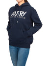 Women's brushed hoodie HOIW 409B BLUE - AUTRY - BALAAN 4