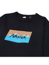 Men's Eco Hybrid Logo T-Shirt NW2411 1G805 C BLK BEG - NANGA - BALAAN 3