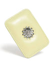 Daisy Slim Mini Transportation Card Wallet Pale Lemon - LE MASQUE - BALAAN 2