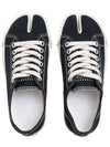 Tabi Canvas Low Top Sneakers Black - MAISON MARGIELA - BALAAN 7