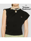 Women's Hebo Short Sleeve T-Shirt Black - VIVIENNE WESTWOOD - BALAAN 4