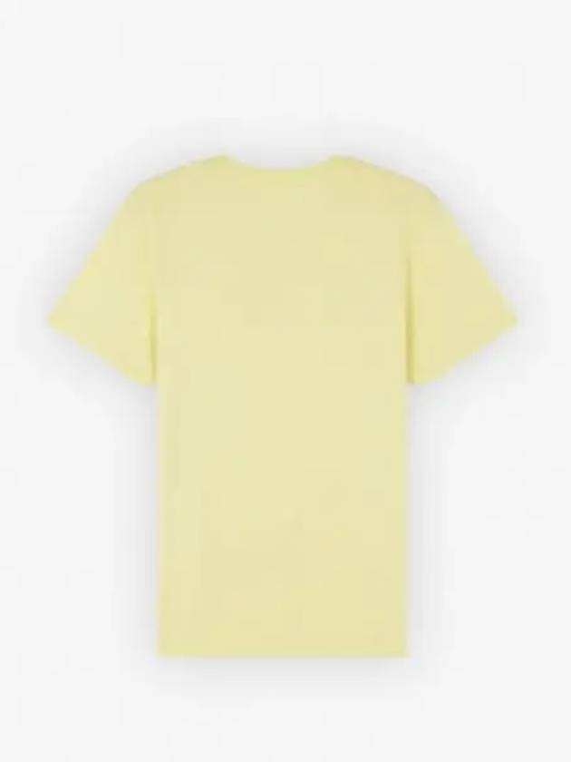 Baby Fox Patch Regular Short Sleeve T-Shirt Yellow - MAISON KITSUNE - BALAAN 2