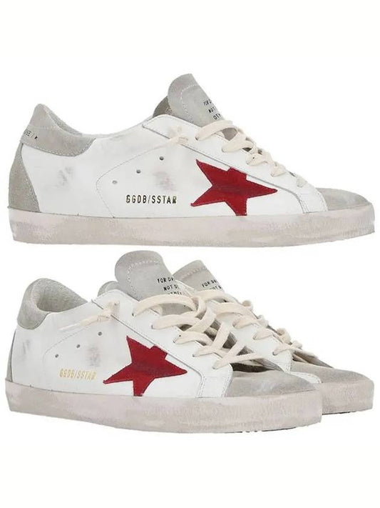 Superstar Low Top Sneakers Red White - GOLDEN GOOSE - BALAAN 2