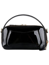 Logo Patent Leather Shoulder Bag Black - MIU MIU - BALAAN 6