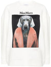 Bacco Embroidered Logo Sweatshirt White - MAX MARA - BALAAN 2