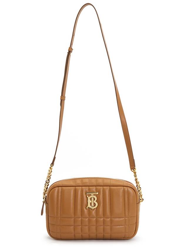 Lola Quilted Camera Shoulder Bag Tan - BURBERRY - BALAAN 8