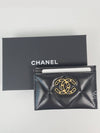 19 Quilted Lambskin Gold Plate Chain Card Wallet Black - CHANEL - BALAAN 3